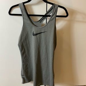 Grey Nike Dri-Fit tank